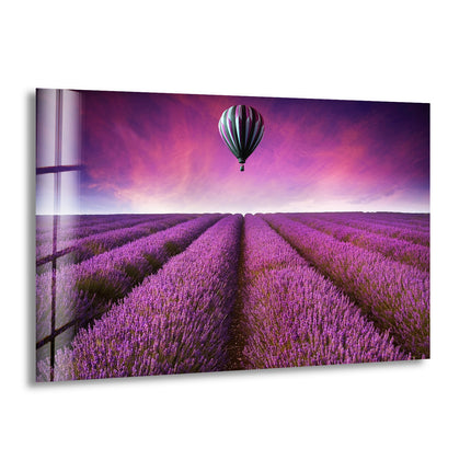 Hot Air Balloon Glass Wall Art glass pictures for Wall, glass prints wall art