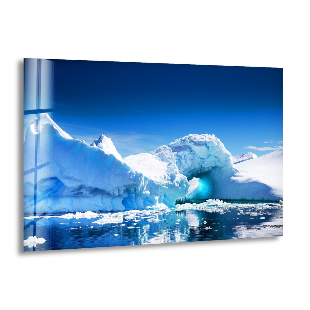 Iceberg Wall Glass Wall Art glass pictures for Wall, glass prints wall art