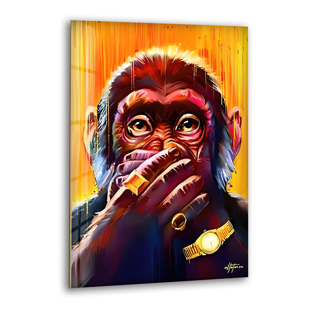 Cool Rich Monkey Glass Wall Art glass wall decor, glass wall art decor
