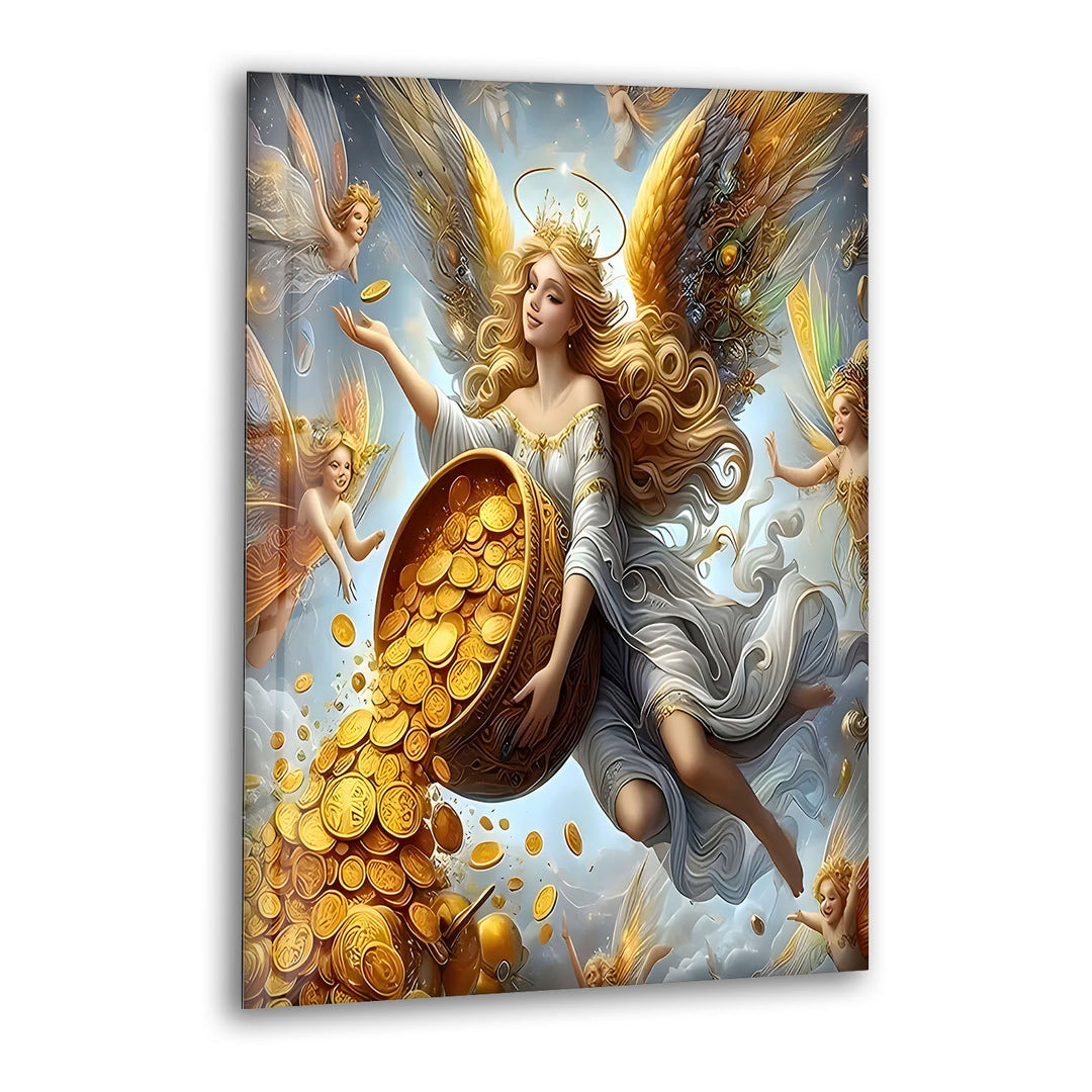 Money Fairy Glass Wall Art glass photo prints, glass picture prints
