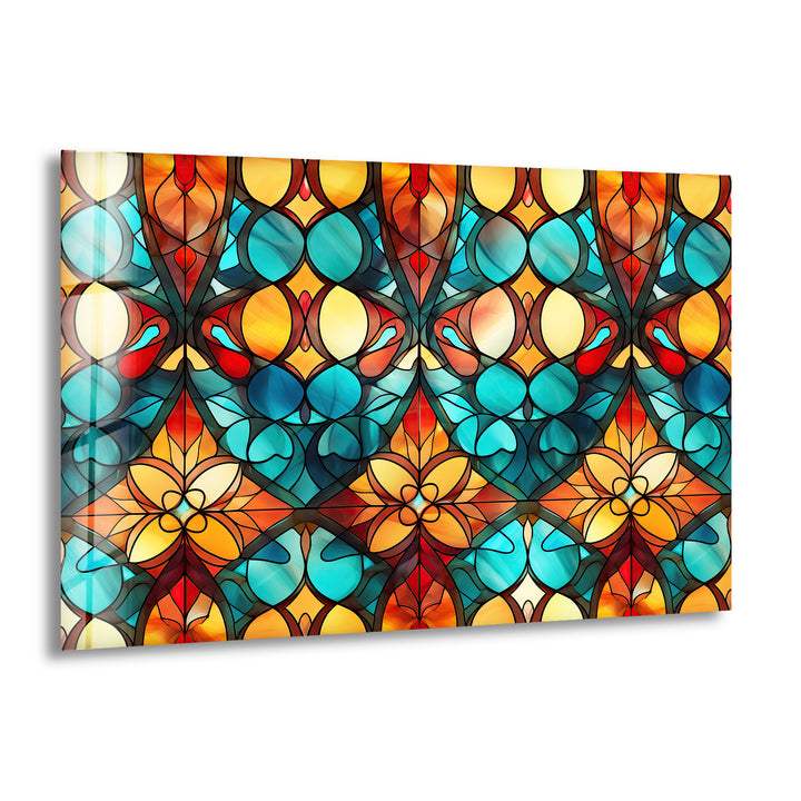 Seamless Pattern Glass Wall Art glass pictures for Wall, glass prints wall art