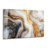 Abstract Marbled Surface Gold Veins Glass Wall Art