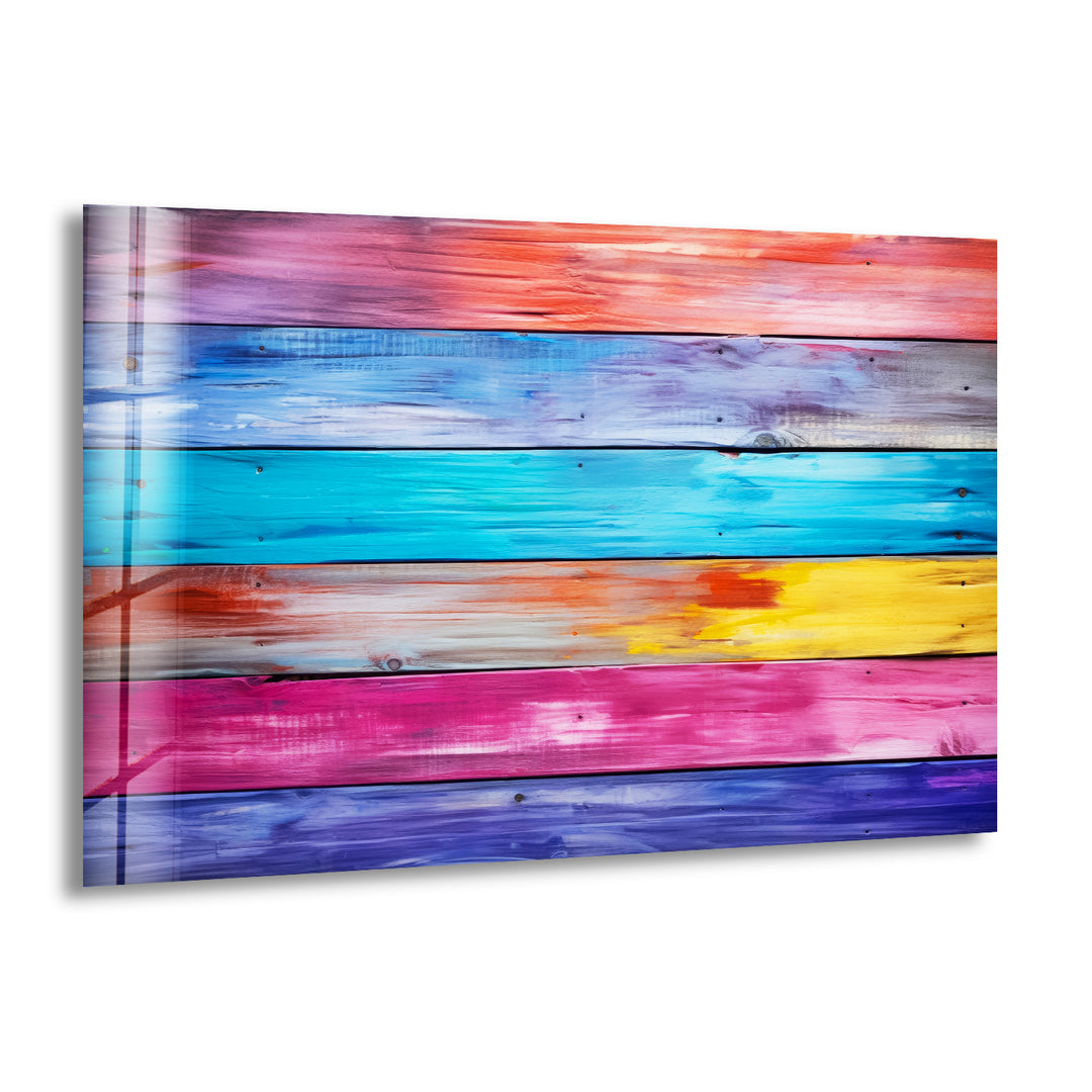 Colorful Woods Glass Wall Art glass photo prints, glass picture prints