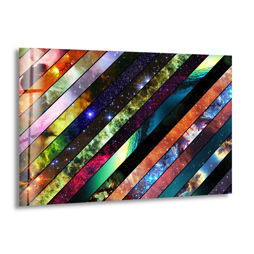 Stained Space Glass Wall Art glass pictures for Wall, glass prints wall art