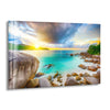 Sea Waves Tempered Glass Wall Art