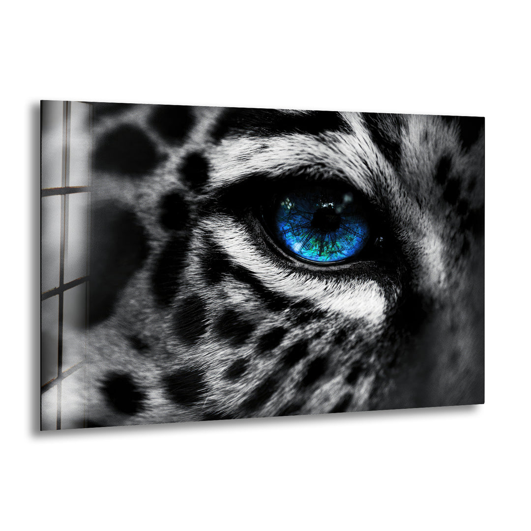 Leopard Eye Glass Wall Art stained glass wall art, stained glass wall decor