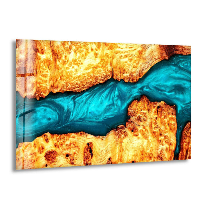 Epoxy Wall Decor Abstract Glass Wall Art glass pictures for Wall, glass prints wall art
