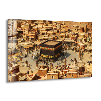 Mecca Islamic Picture on Glass Collections