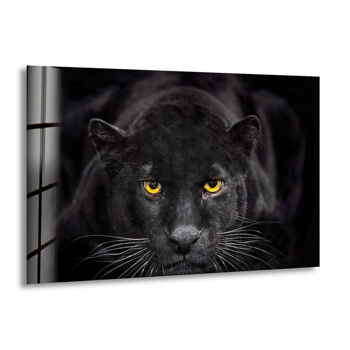 Black Panther Glass Wall Art print on glass, glass printed photos