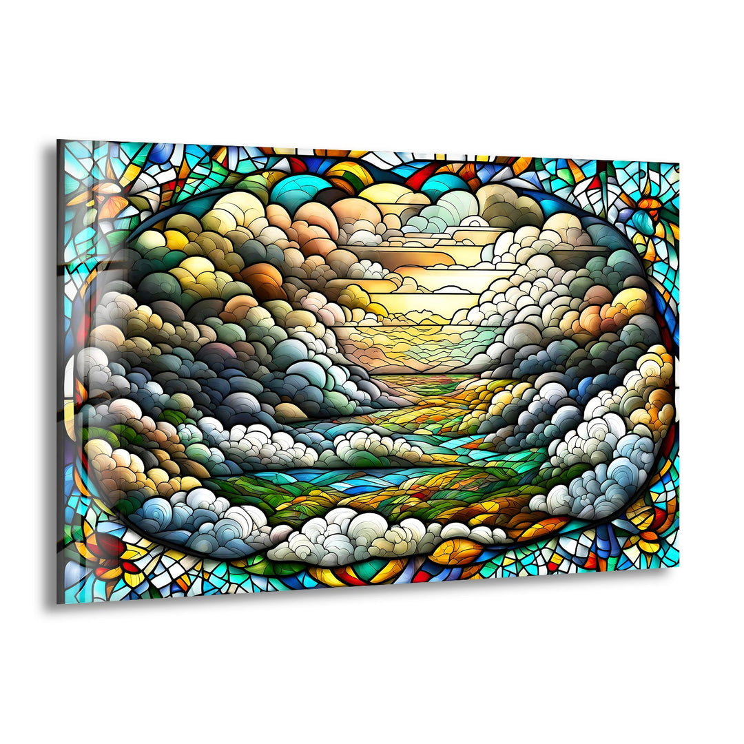 Illustration In Stained Glass Wall Art glass art painting, glass art for the Wall