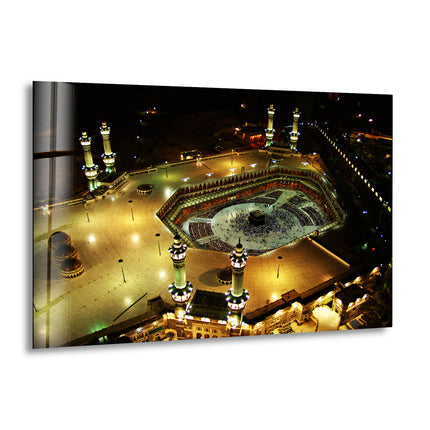 Mecca Kaaba Glass Photo Prints for Wall