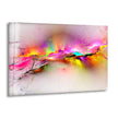 Pink Splash Abstract Glass Wall Art