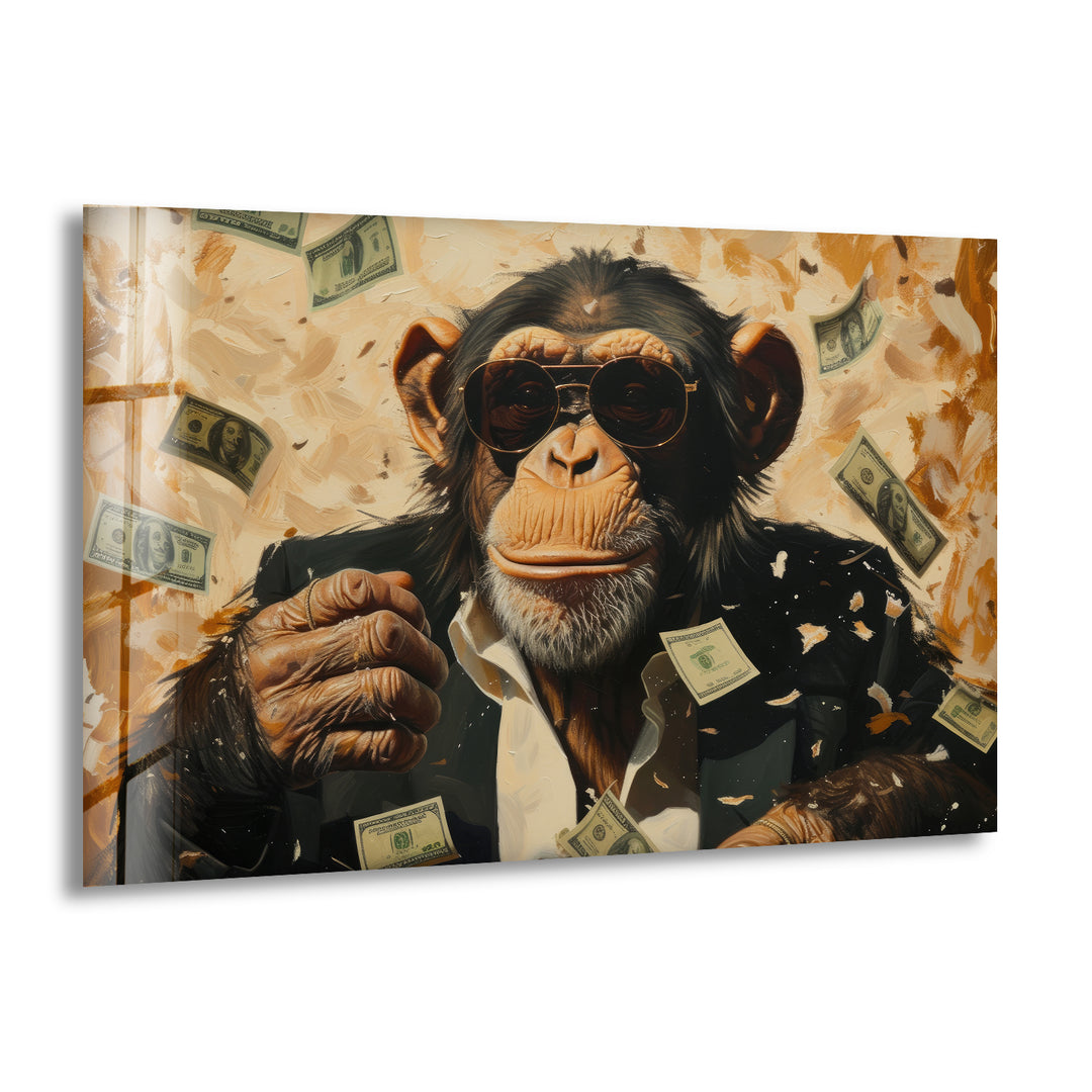 Rich Monkey Art Glass Picture Prints & Cool Wall Art