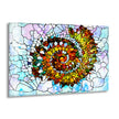 Stained Colorful Textures Glass Wall Art print picture on glass, Tempered Glass Wall Art