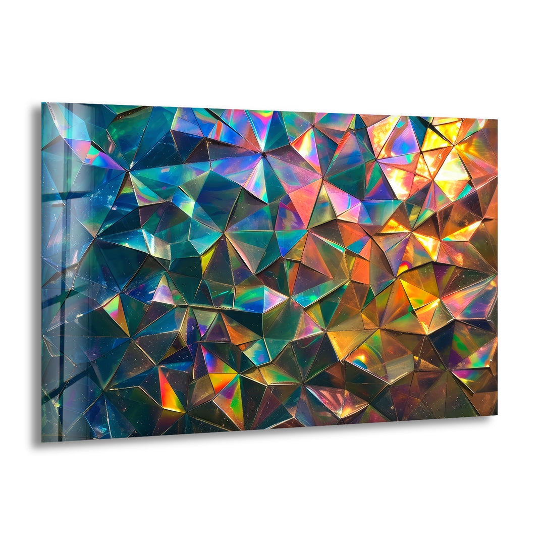 Colorful Gems Glass Wall Art photo print on glass, prints on glass wall art