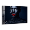 Red Lips Cool Glass Photos & Wall Art Decor