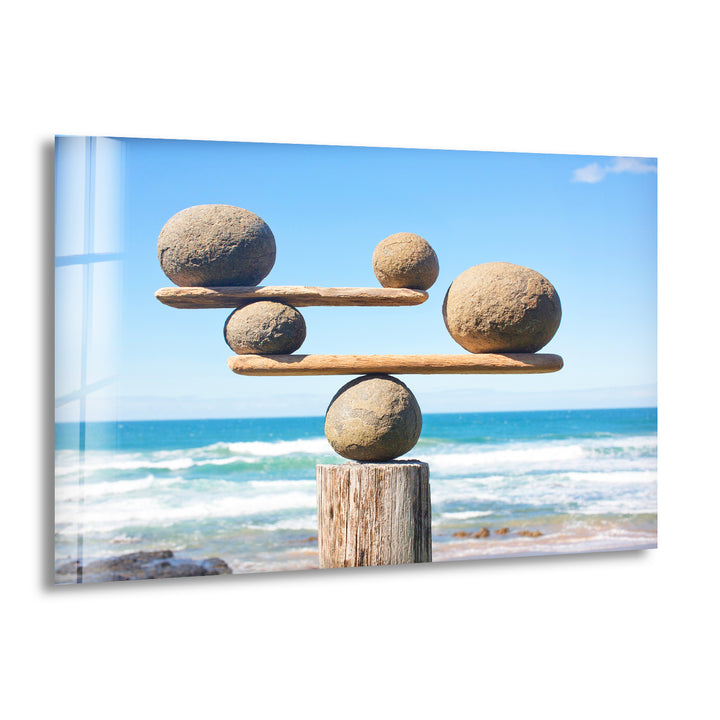 Stone and Balance Cool Wall Art & Glass Printing