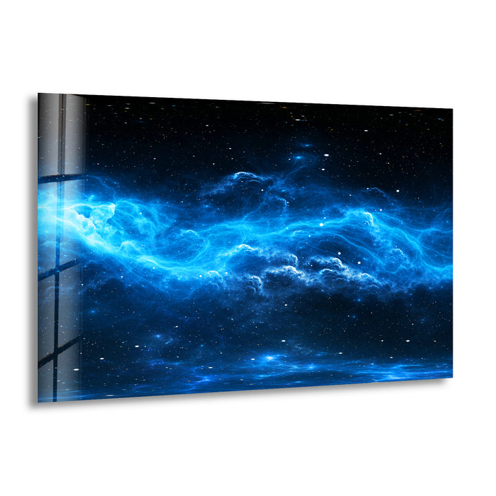 Nebula Star and Space Glass Wall Art