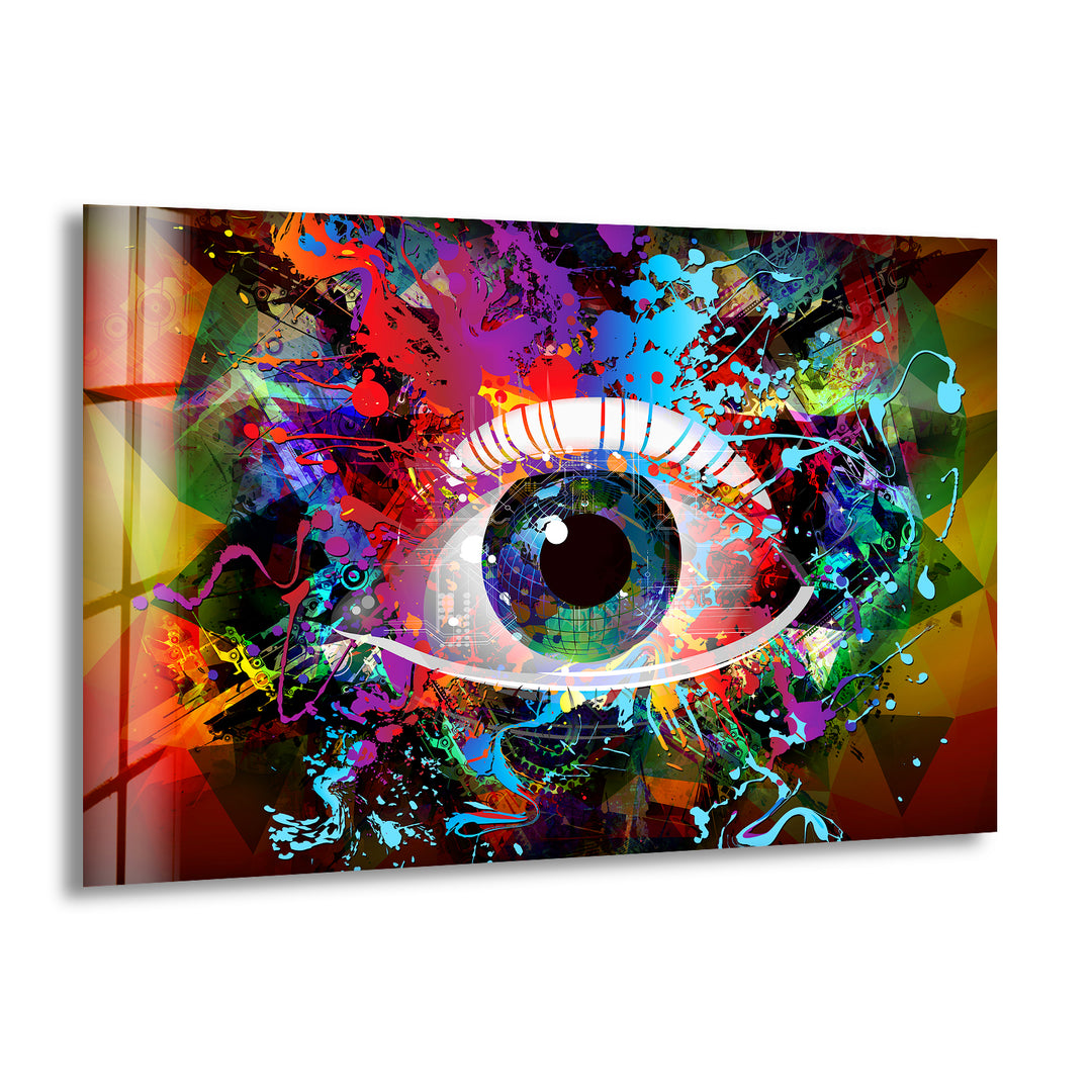 The Colorful Eye Abstract Cool Art Prints & Glass Wall Decor