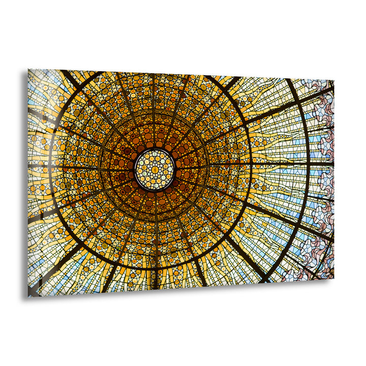 Barcelona Palau de la Musica Glass Wall Art glass pictures for Wall, glass prints wall art