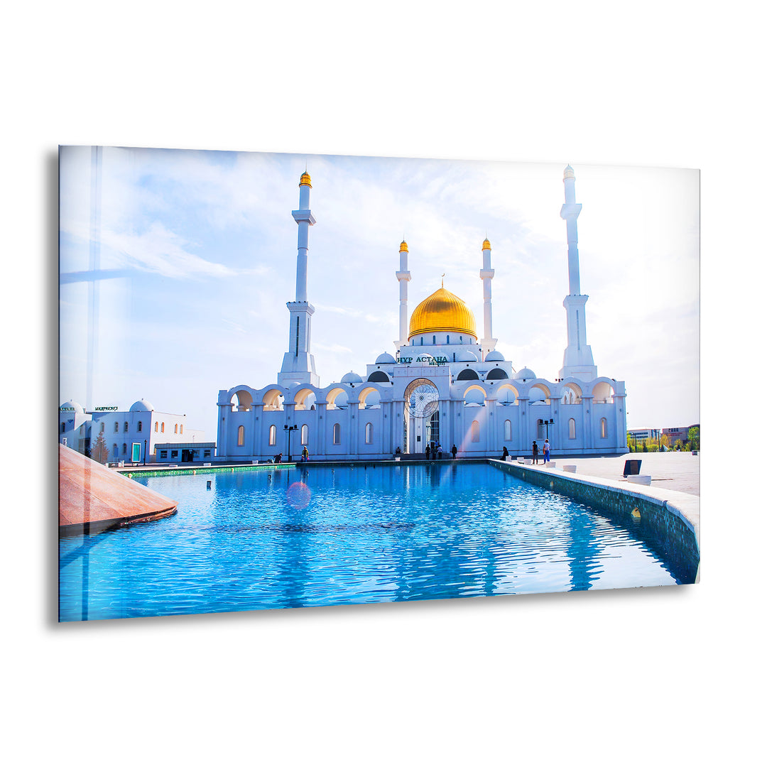 Nur Astana Mosque Islamic  Artwork Glass Collections