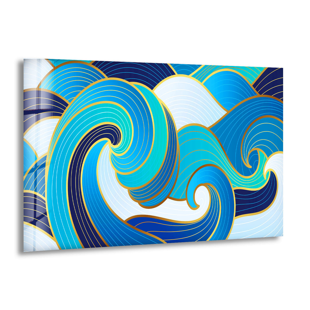 Turquoise Abstract Glass Wall Art Elevate your home decor with stunning Glass Wall Art. Our tempered glass wall art features vibrant colors, modern designs, and custom options. Perfect for living rooms, kitchens, and more. Discover the beauty of glass paintings and wall pictures today. Free shipping and secure packaging included.