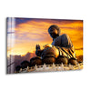 Tian Tin Buddha Glass Art Painting Pieces