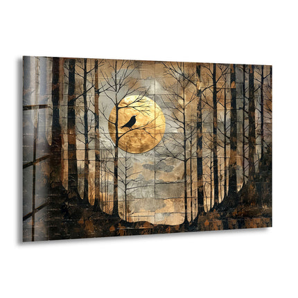 Forest Modern Art Glass Wall Art glass image printing, glass prints from photos