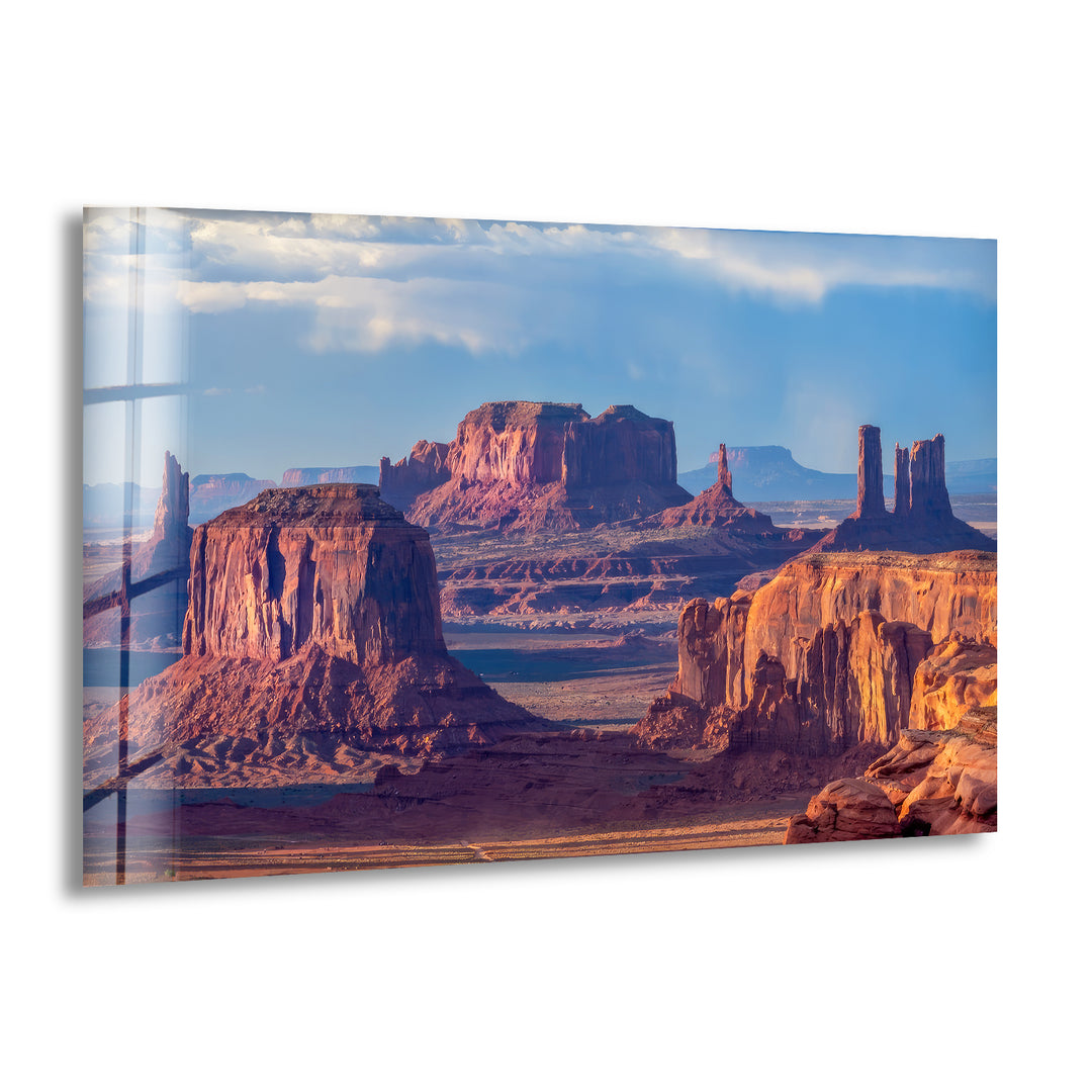 Monument Valley Glass Wall Art art glass wall art, glass wall art pictures