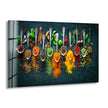 Spoon Spices Glass Wall Art