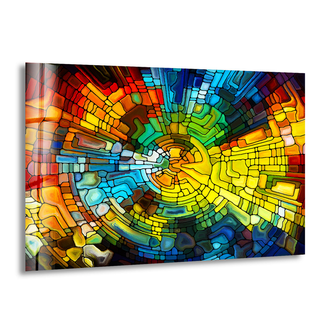 Colorful Design of Stained Glass Wall Art glass pictures for Wall, glass prints wall art