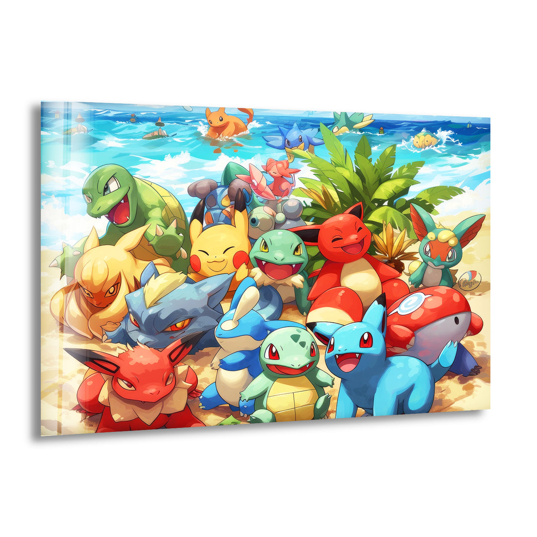 Pokemon The Starters Glass Wall Art & Decor Ideas