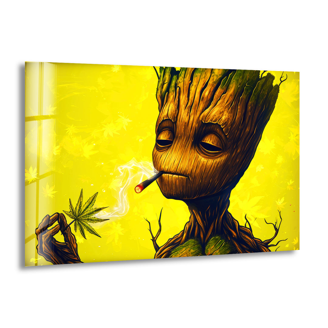 Marvel Avengers Groot Glass Print Wall Art Pieces