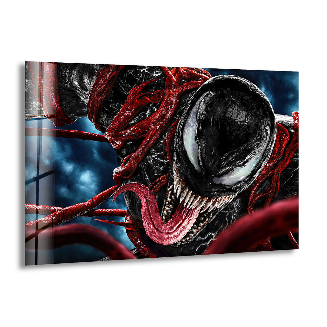 Marvel Venom  Let there be Carnage Photo on Glass