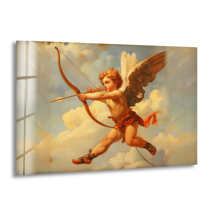 Eros with Arrow Glass Wall Art art glass wall art, glass wall art pictures
