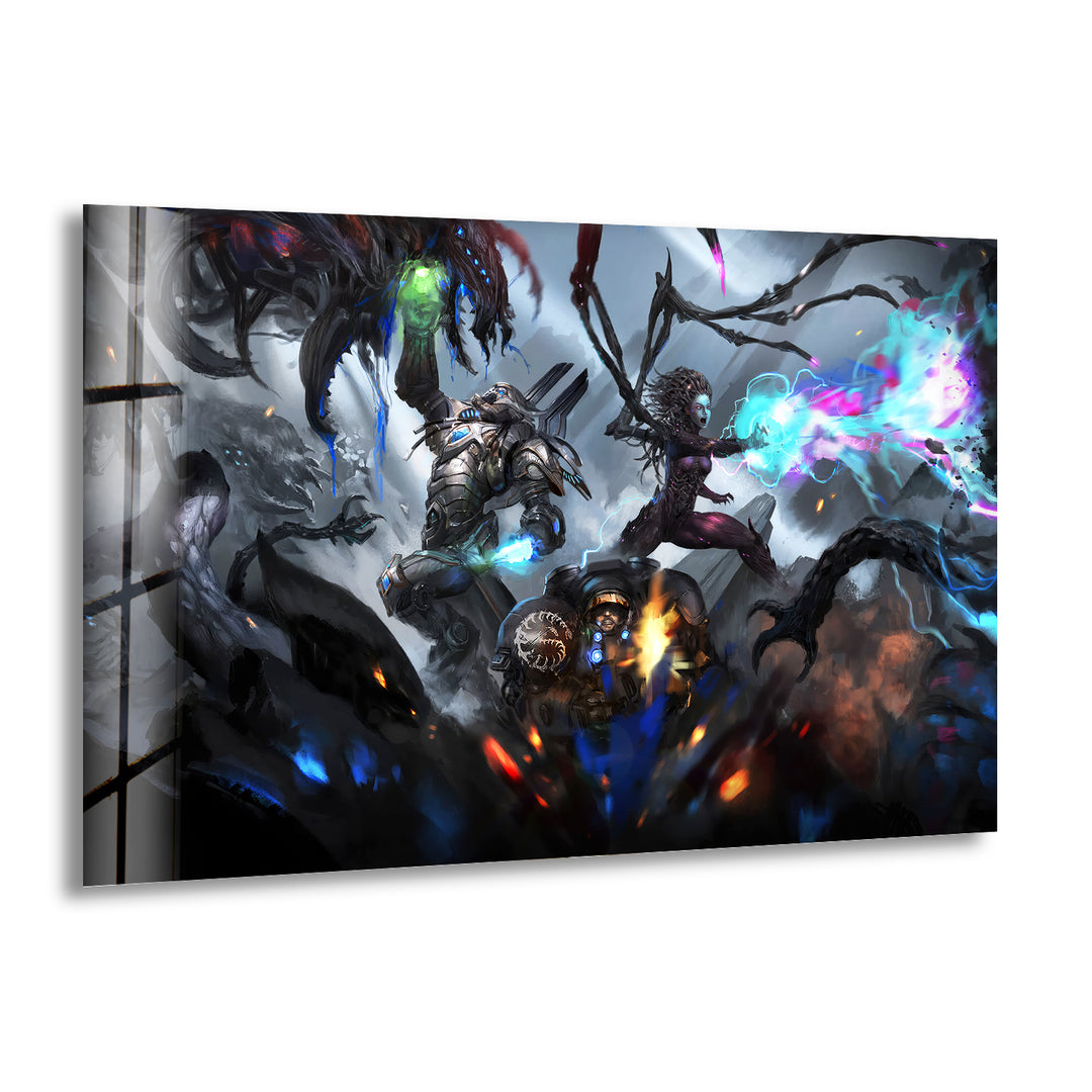 Starcraft Glass Art Painting Collections