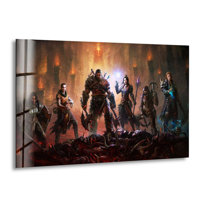 Diablo Immortal Glass Photo Prints for Walls