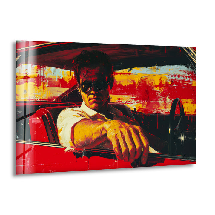 Fight Club Tyler Durden Picture on Glass