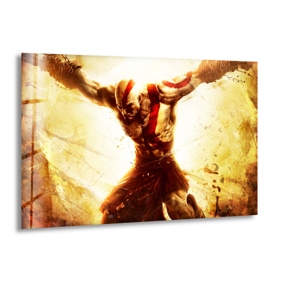 God Of War Kratos Ascension Glass Picture Prints