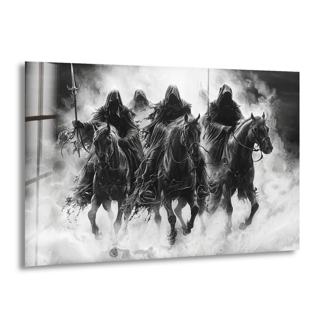 Lord of the Rings Nazguls Glass Wall Art glass pictures for Wall, glass prints wall art
