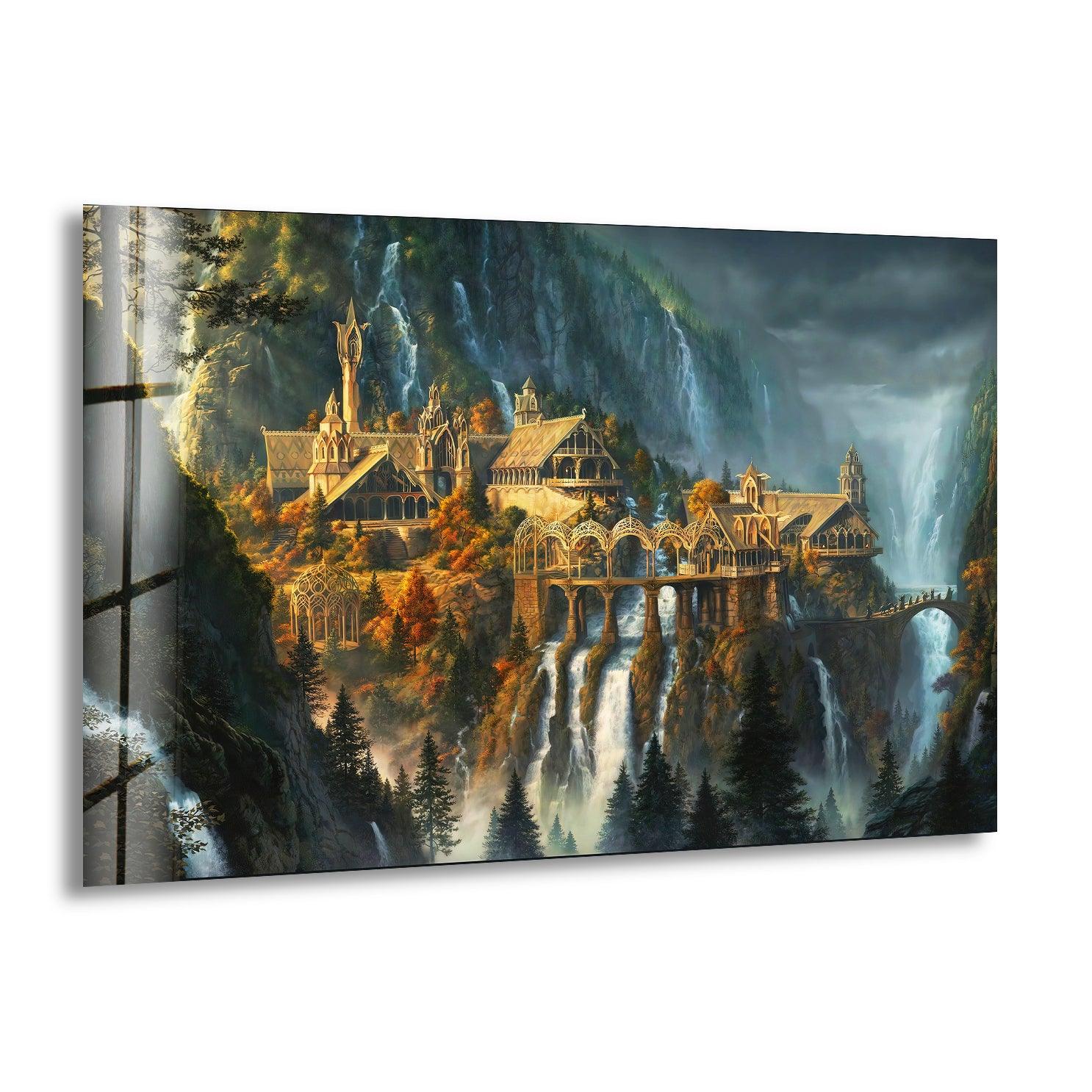 Lord Of The Rings Rivendell Glass Art Pictures