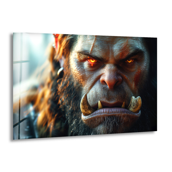 Orc (World of Warcraft) Glass Wall Art glass wall decor, glass wall art decor
