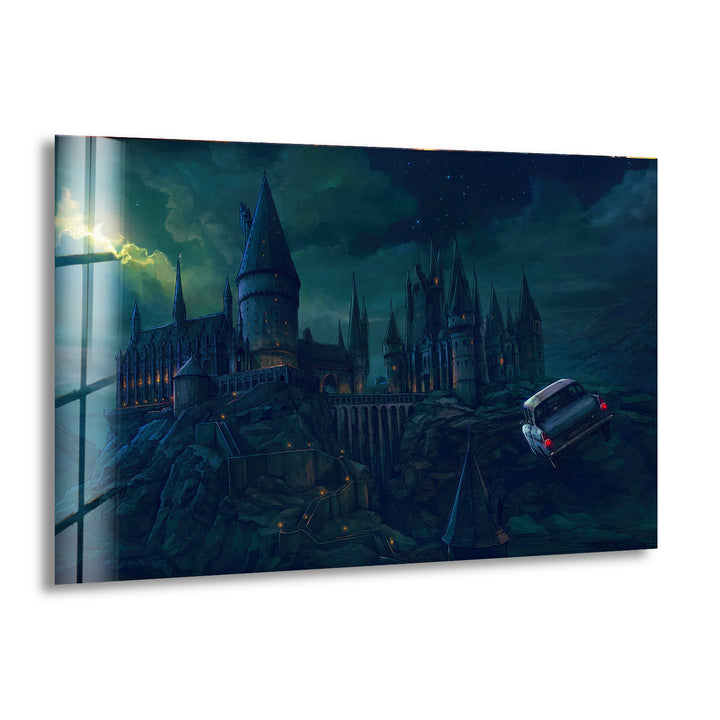 Hogwarts Castle Glass Wall Art glass pictures for Wall, glass prints wall art
