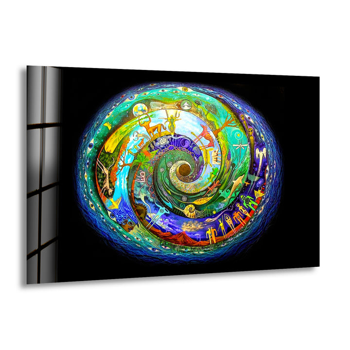 Large Format Abstract Glass Art Prints