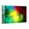 Alcohol Ink Fractal Tempered Glass Wall Art