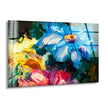 Claude Monet Abstract Glass Wall Art print picture on glass, Tempered Glass Wall Art