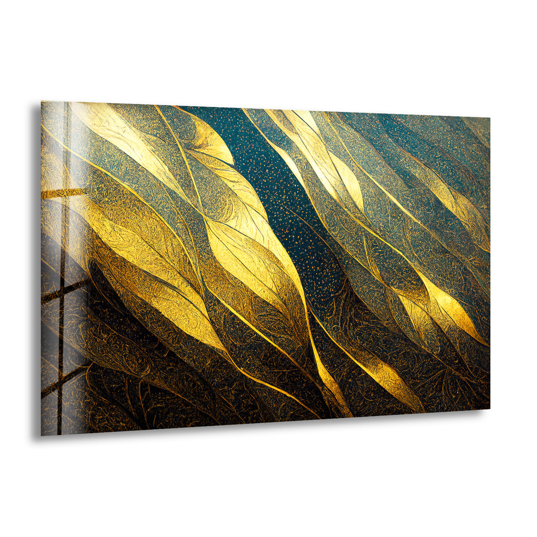 Beautiful Abstract Wall Art on Glass