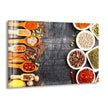 Food Kitchen Tempered Glass Wall Art