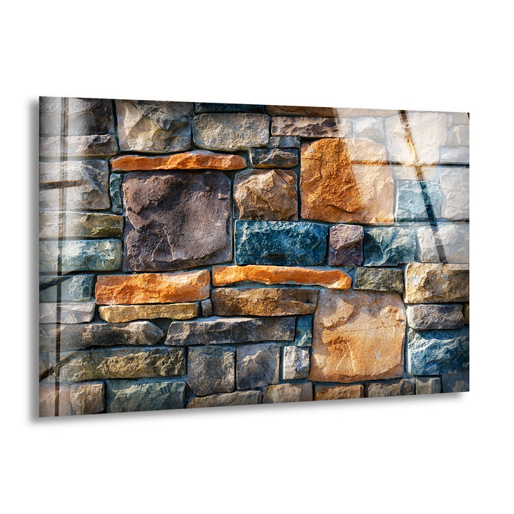 Brick Wall Tile Glass Wall Art