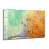 Alcohol Ink Pale Green Marble Tempered Glass Wall Art